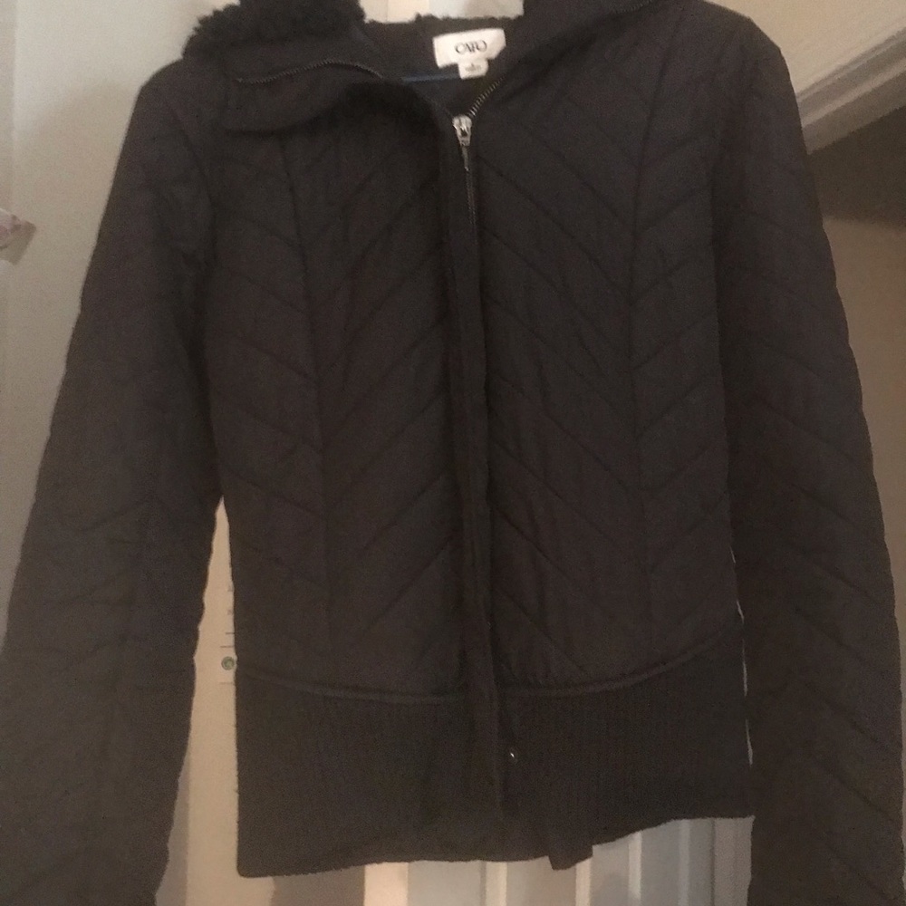 Black Catos’s misses coat size Small